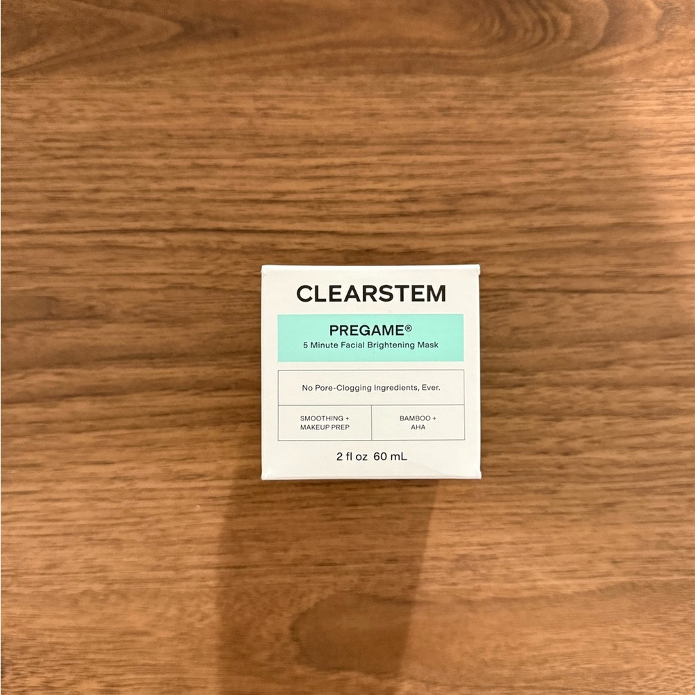 New Clearstem Pregame Facial Brightening Mask